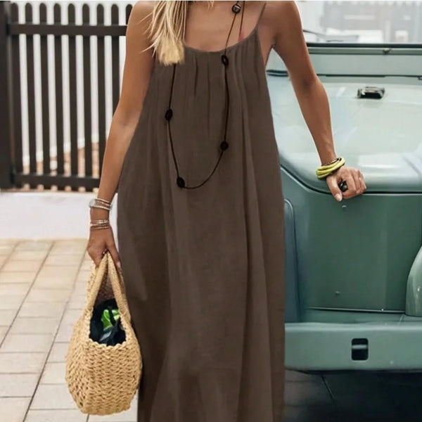Cool Summer Spaghetti Dress