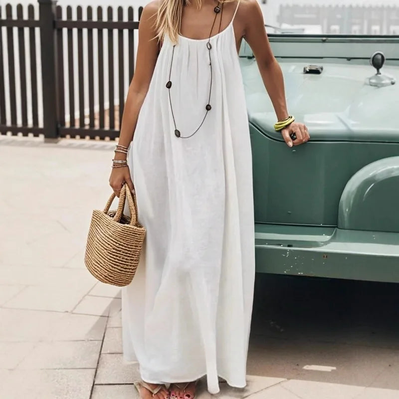 Cool Summer Spaghetti Dress