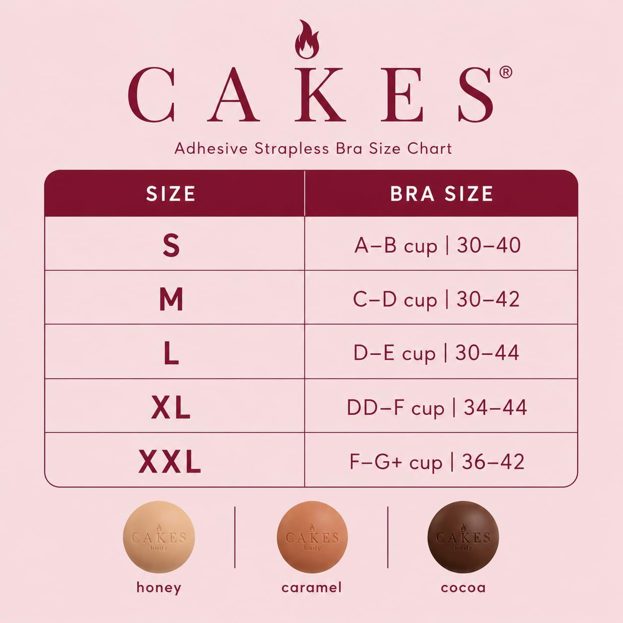 Cakes Body Strapless Sticky Bra