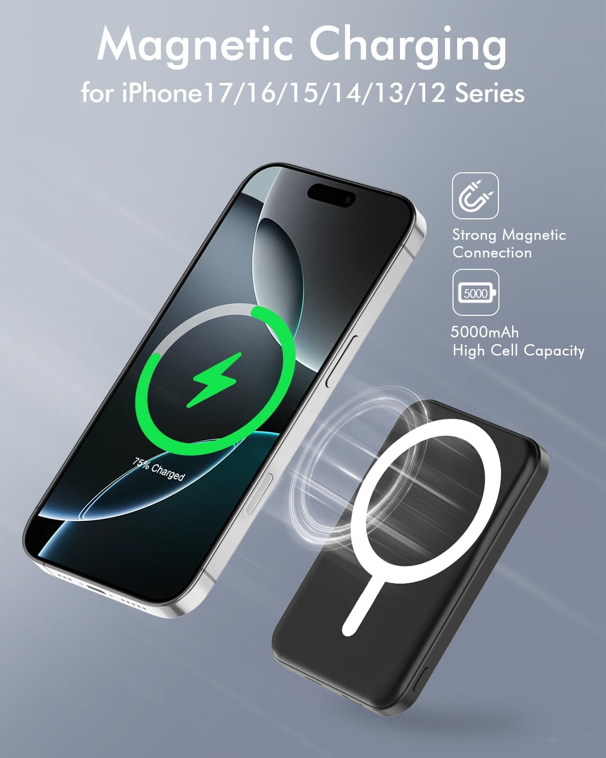 Magnetic Power Bank for Women