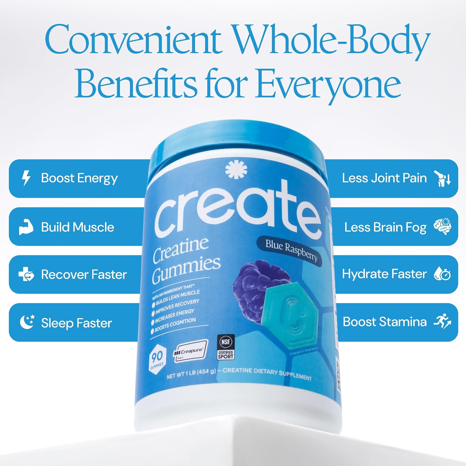 Focus Boosting Creatine Gummies