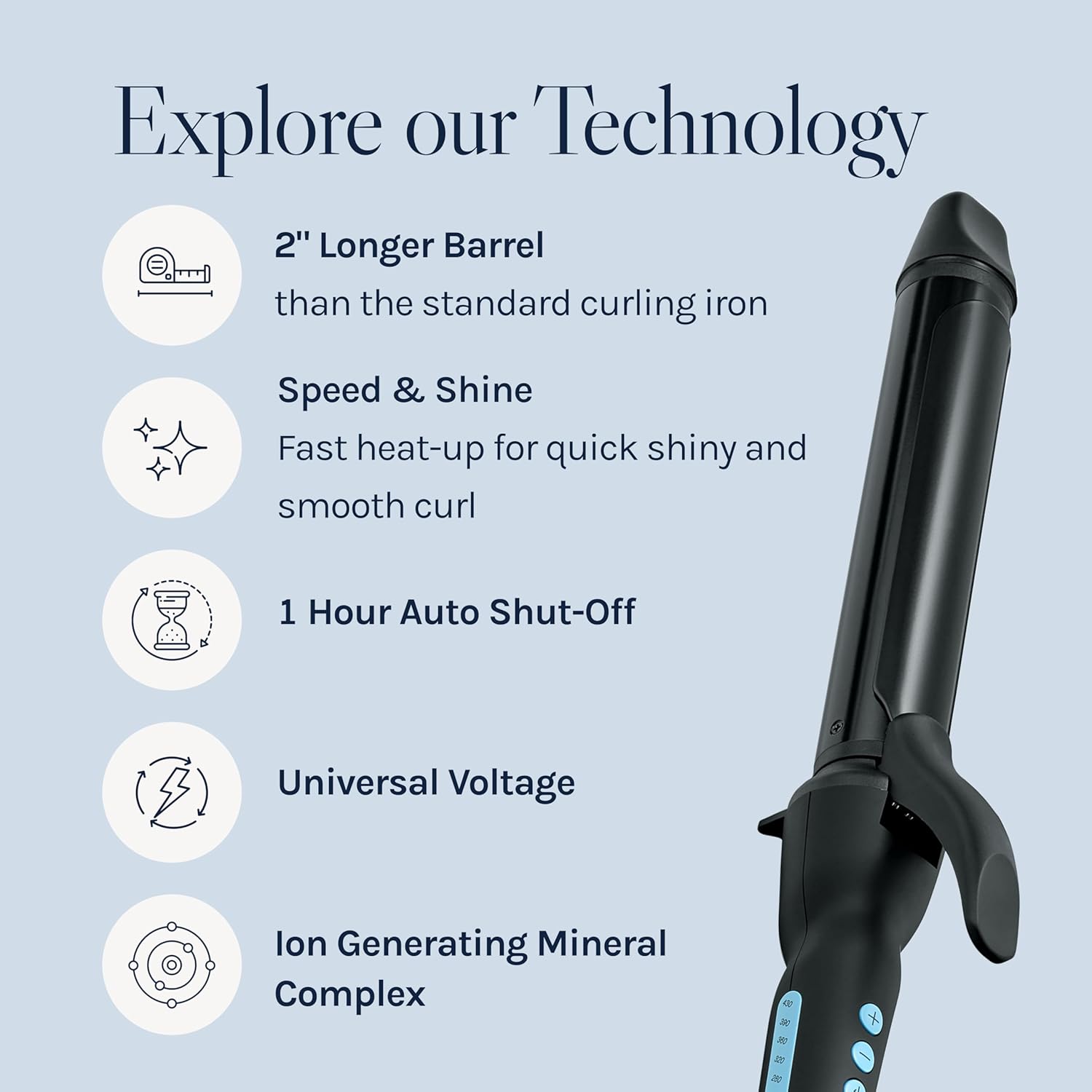 Moisture-Enhanced Curl Wand