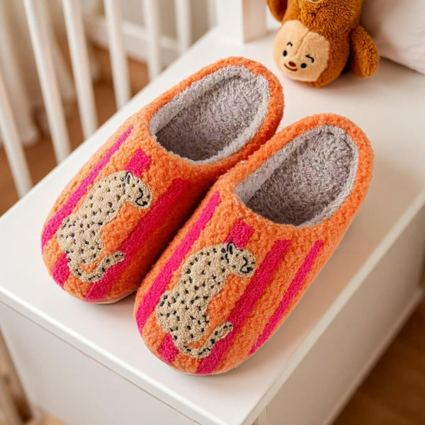 Cozy Cartoon Plush Slippers