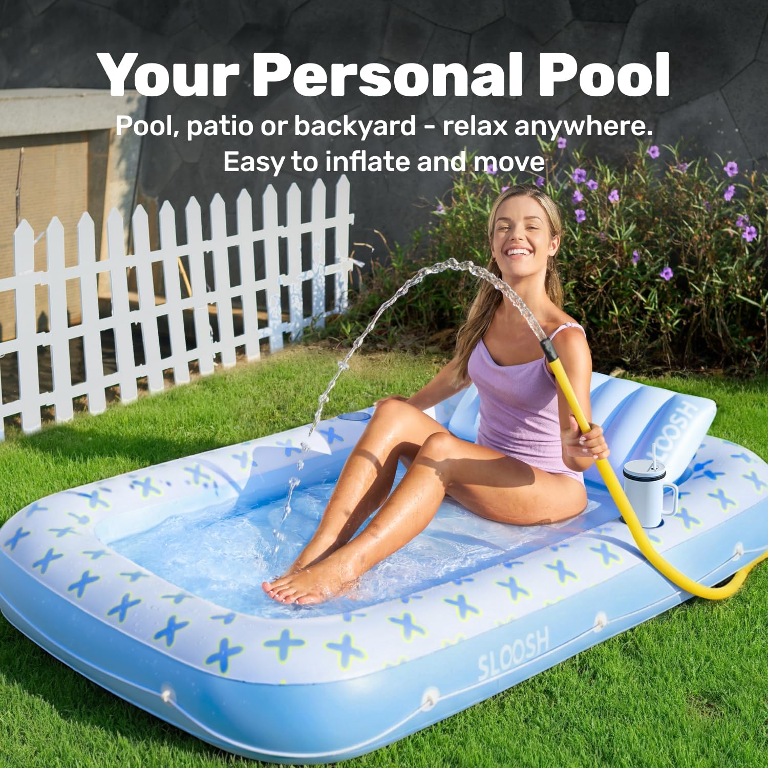 Inflatable Tanning Pool Lounger