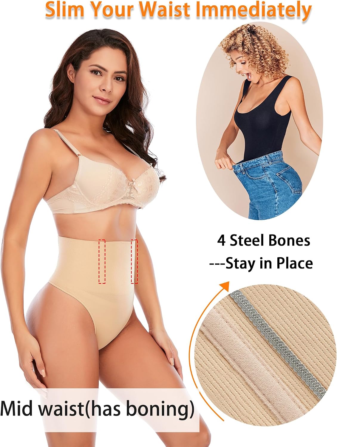 Smooth Silhouette Thong Shapewear