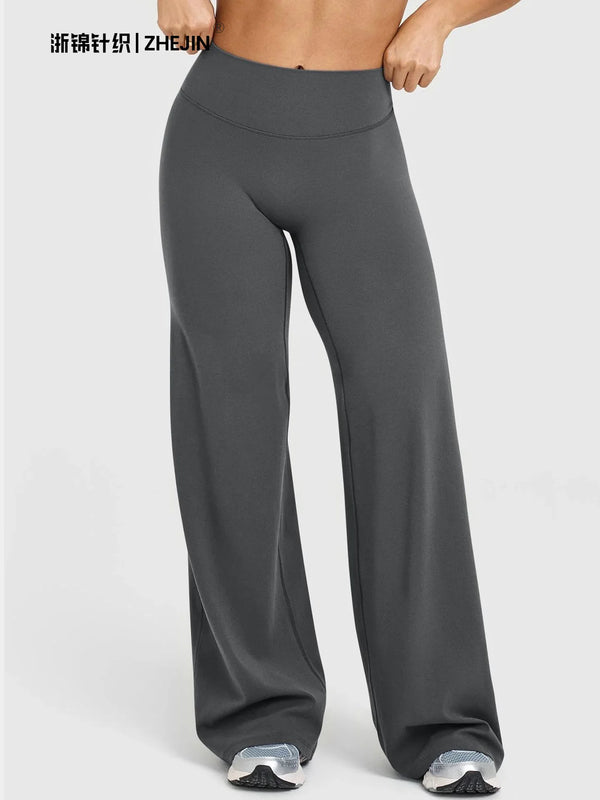 Comfy High-Waist Flare Pants