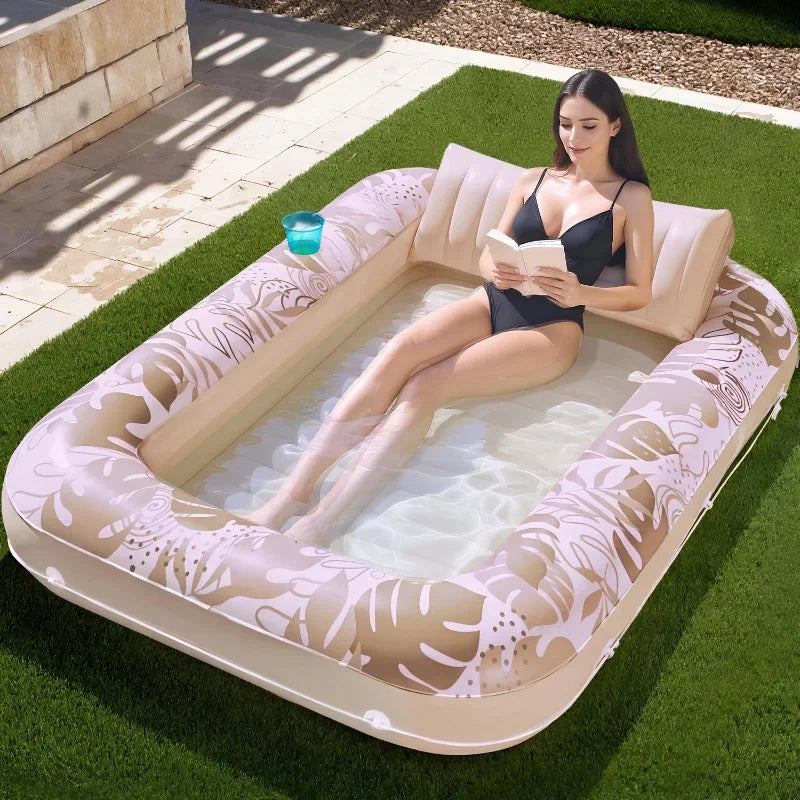 Inflatable Sunbathing Pool Lounger