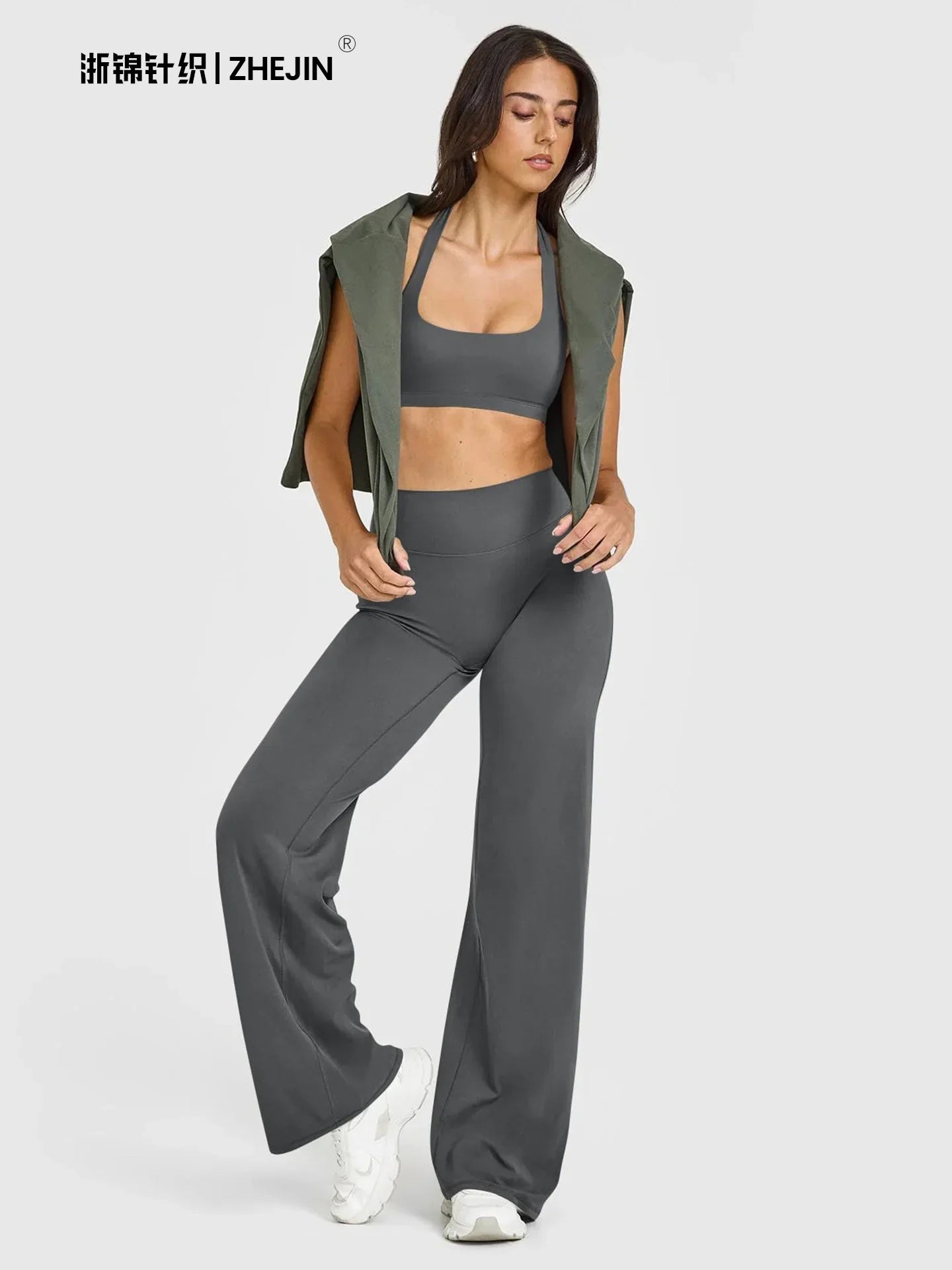 Comfy High-Waist Flare Pants