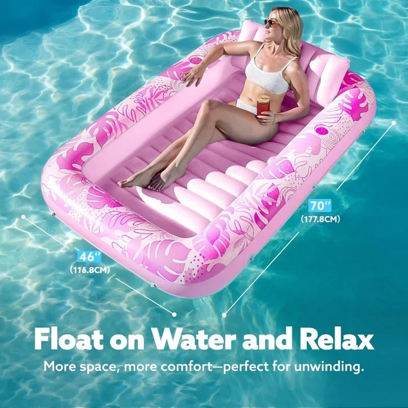 Inflatable Sunbathing Pool Lounger